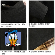 BT40223-P30加绒款-P40半高领长袖t恤男大码内搭打底衫男砖墙，男装T恤，电商A040A