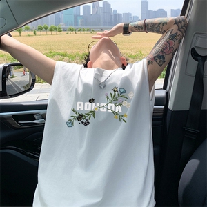可48小时发货支持抖音得物来样二开240克重磅美式纯棉背心无袖t恤