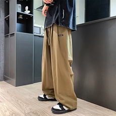 日系工装裤男夏季薄款宽松长裤子宽松休闲直筒裤K4007-P32，男装休闲裤，星座512-2