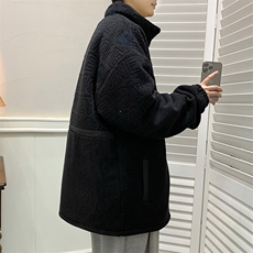 22冬冬季新款羊羔毛外套情侣宽松摇粒绒棉衣B266-Y617-P125，男装棉衣，星座B257-1