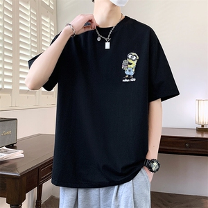 夏季男短袖t恤 高品质多工艺发泡印大码T恤衫HF8336-P34图片