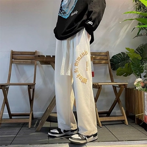 男秋季新款港风休闲裤麂皮绒M247P36