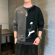 卫衣男外套圆领长袖韩版潮流春秋款潮牌百搭ins宽松DS982T，男装卫衣，电商A102