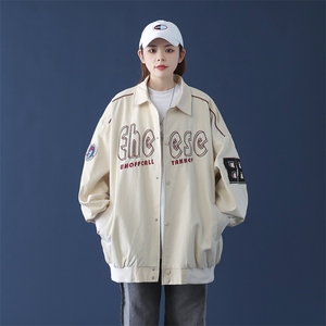 2024春装新款情侣夹克男士棒球领外套A158-JK311-P95图片