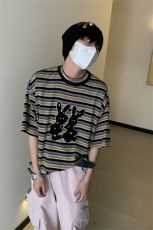 特P35无差价新款百搭潮流时尚短袖T恤-UF3T2002港风，男装T恤，电商A003