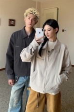 秋季新款夹克5Q1102-TP75128cleanfit美式短款翻领底特律夹克，男装夹克，电商A102