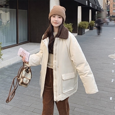 现货白色羽绒服中长款2C212-G07-P295-K398，女装羽绒服，2C212