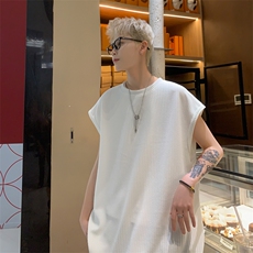 量大优供视频肌理感t恤无袖背心男CP65-特p23，男装背心/马甲，电商B371