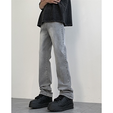 现货S-5XL加肥加大码纯色直筒牛仔裤310A-2BK325P50控68，男装牛仔裤，星座310A-2
