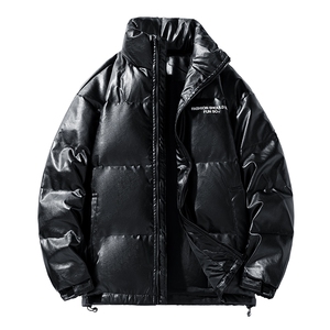 新标90白鸭绒短款羽绒服2026秋冬潮流情侣潮男 A436-9205-P210图片