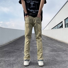 美式牛仔裤男春秋新款休闲直筒裤NK696P45，男装牛仔裤，星座1116-2