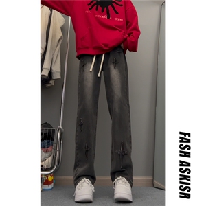 抖音得物品质百搭牛仔裤212-2-DY164-特P65图片