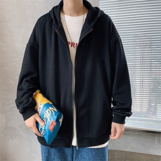 KS21161-P38加绒-P43连帽开衫卫衣男运动外套大码班服，男装卫衣，电商A040