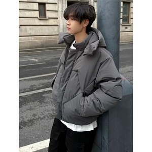 网图现货 美式宽松连帽设计感加厚棉服MY2530特P90图片