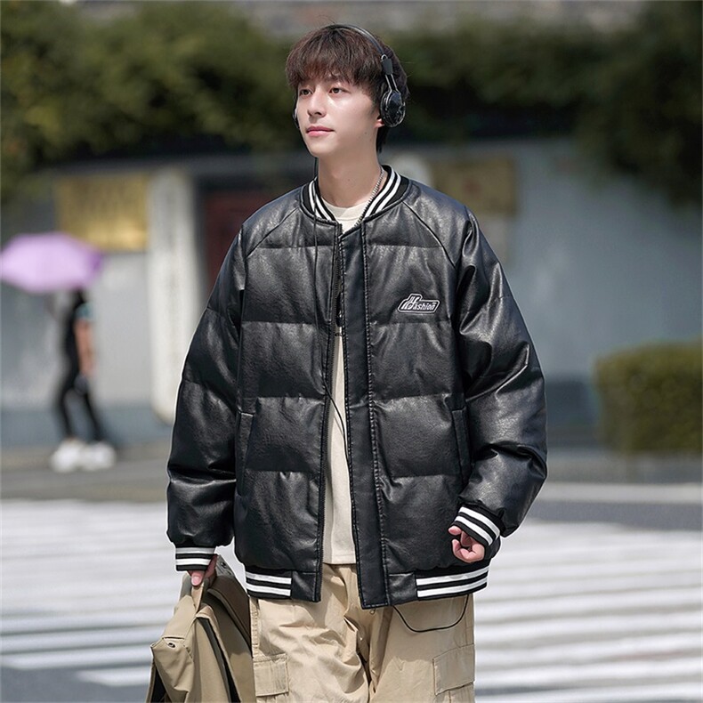 DSA028-MY2101P110冬季新款棒球服皮棉衣男外套控138,男装棉衣,电商A028