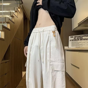 工装休闲裤男士韩版潮流高街帅百搭大口袋2024秋冬长裤K5799-P47图片