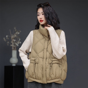 2023年冬季新款羽绒服马甲休闲时尚90%白鸭绒图片