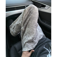 抖音泡泡纱褶复古水洗长裤休闲裤特P50，男装休闲裤，电商D205