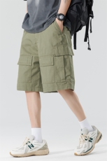 夏季新款重磅工装水洗五分短裤潮流休闲裤A436-5273-P6088，男装牛仔裤，电商A436