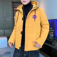 2020冬装新款潮牌连帽宽松大码棉衣男外套男A438-DT5555，男装棉衣，电商A438