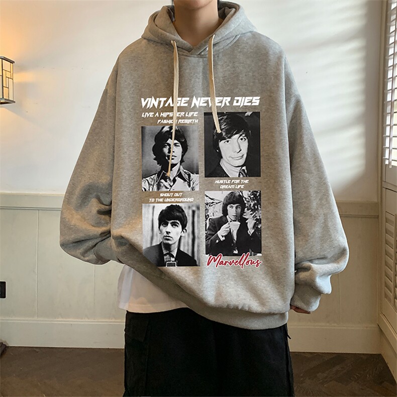 连帽卫衣男大码胖子帽衫大号运动服WY2451-P35,男装卫衣,电商A040