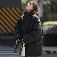 现货冬季美式休闲加厚雪山外套夹克立领纯色三防户外工装棉服，男装夹克，电商A486