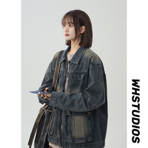 《现货主推》女装类目 工装口袋牛仔夹克外套C303A-Y9280-P105，女装短外套，电商C303A