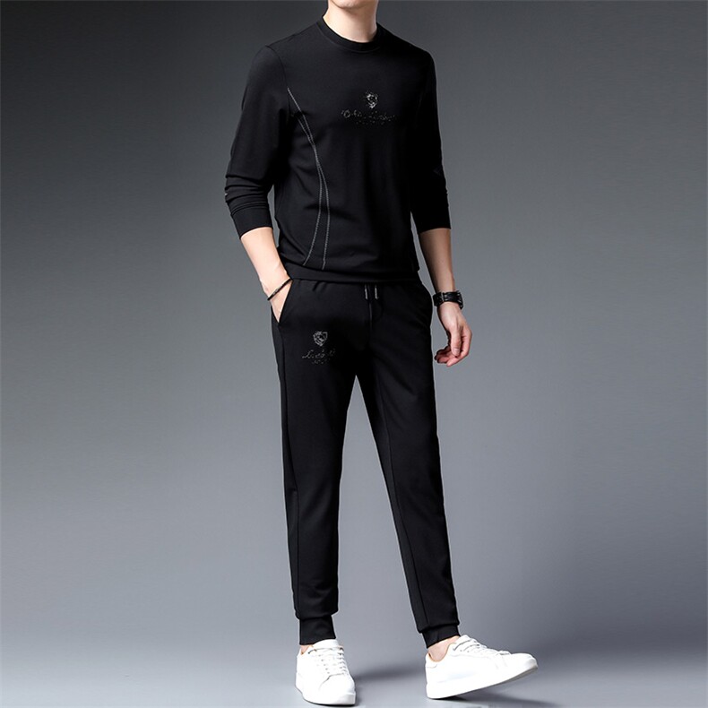 CA9807钱塘2020-2春秋款帅气百搭潮流中青年男士套装货稳P155,男装休闲套装,钱塘207-2