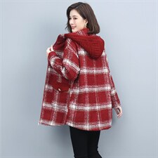 中长款自主图2022年冬季91%(含)-95%(不含)其他长袖，女装毛呢外套，独衣靓