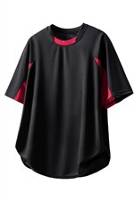 1可二开速干美式聚酯纤维大码M-5XL短袖T恤DX78017P45控75，男装T恤，星座226-2