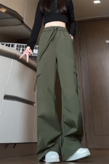 特批P30无差价秋新防泼水褶皱机能冲锋裤男女户外登山阔腿裤K1695，男装休闲裤，电商A001-1