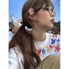 H0511-p35夏季百搭时尚宽松短袖t恤女，女装T恤，星座617A-2