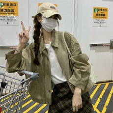 现货新款麂皮绒外套HW66P130K188，女装短外套，2D035