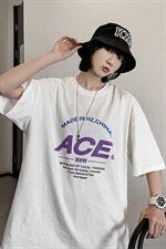 【】A003-HT1018-P30夏装新款时尚印花短袖T恤女模1，男装T恤，电商A003