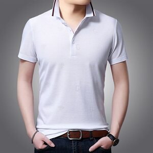 2021新款T恤衫男 42%棉（丝光）41%粘纤纤维17%酯纤维图片