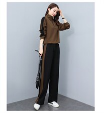 2025早春新款女装运动卫衣套装时尚洋气气质时髦遮肉显瘦两件套女，女装套装/套裙，凝聚力