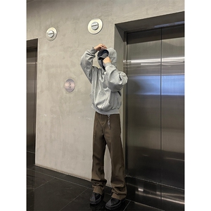 港风 cleanfit休闲裤西裤微喇长裤阔腿裤A014-DY25015-P50控68图片