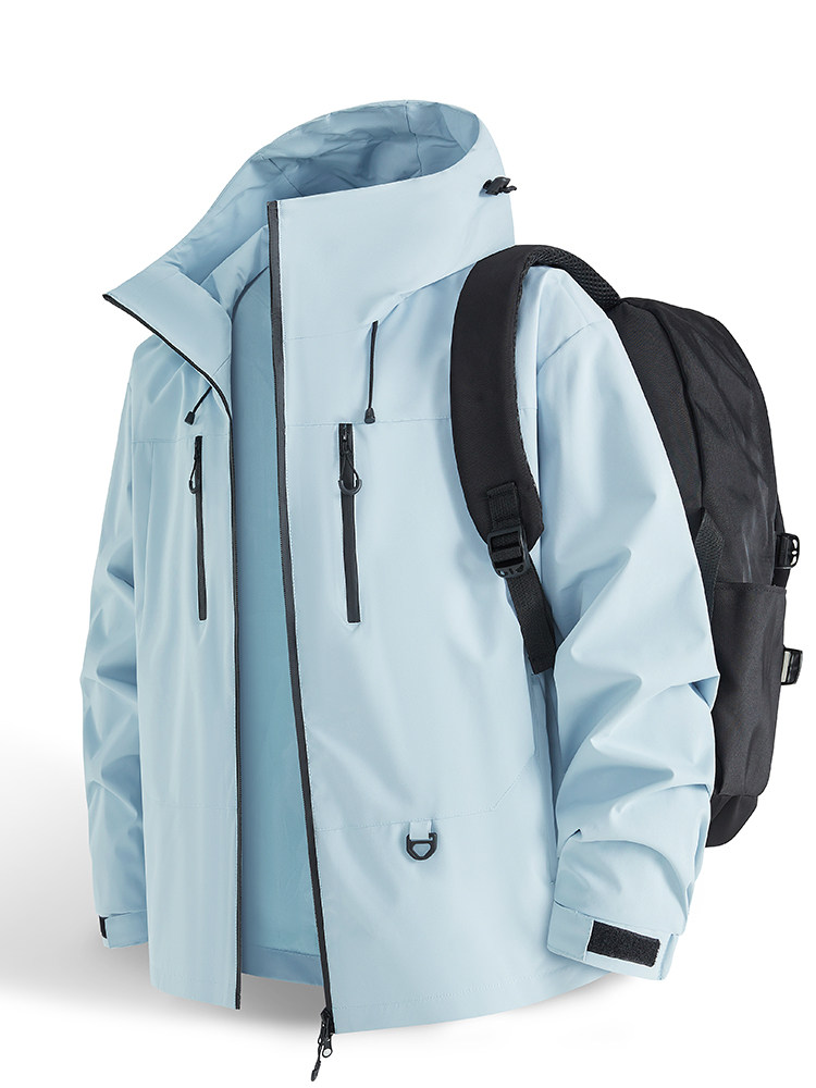 冲锋衣2025新款春秋季户外防风防水登山服外套女A436-25008-P50,男装夹克,电商A436