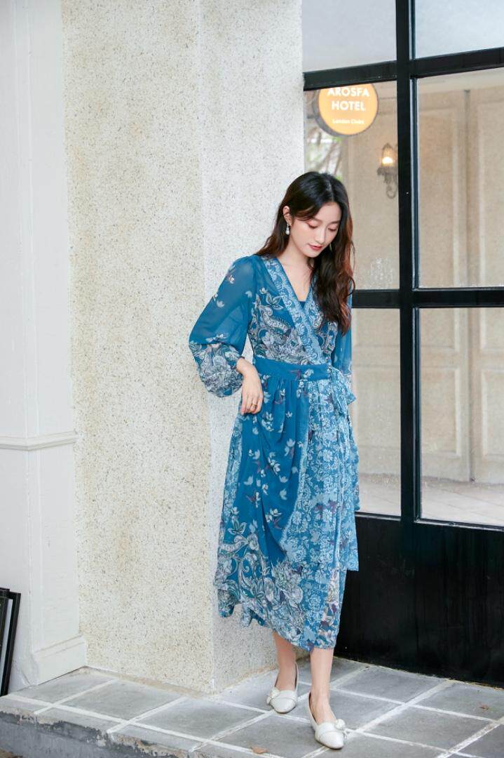 雪纺连衣裙，女装连衣裙，卡西姆