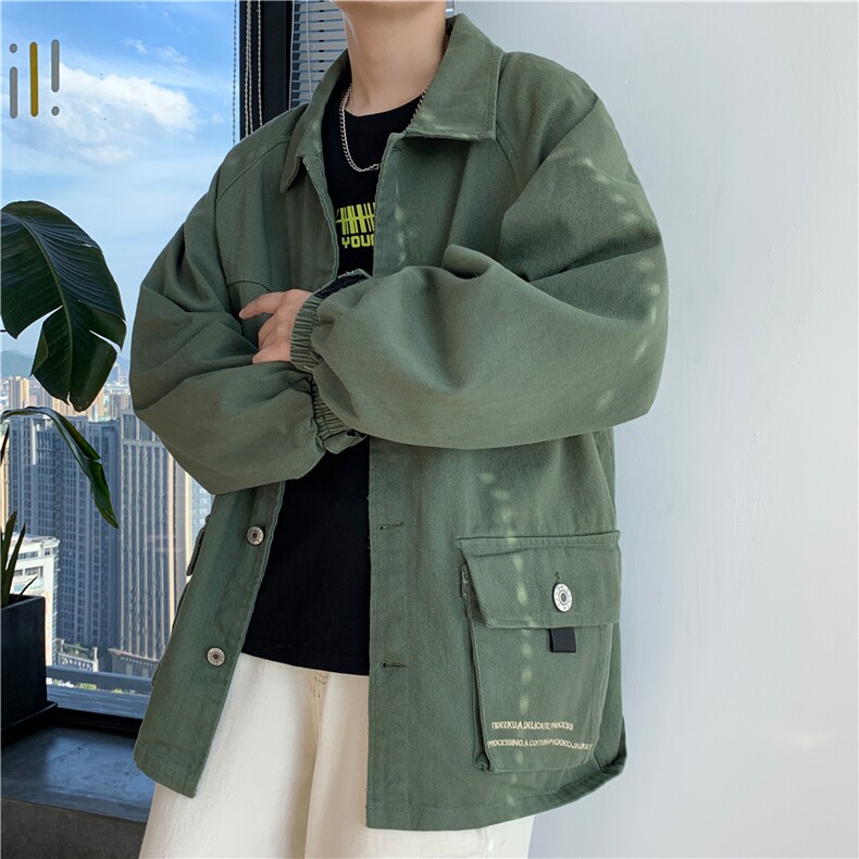 26春季新款工装韩版潮流复古男女夹克外套上衣 JK52/P30图片