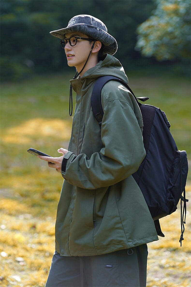 美式日系户外防水冲锋衣登山露营休闲夹克外套jk9183p138控168,男装夹克,电商A138B