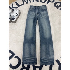 B221美式ins高街暗黑重工艺修身微喇牛仔裤LK26639-特P45控78，男装牛仔裤，电商B221
