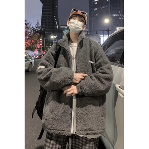 F557P52秋冬男装羊羔毛加厚外套冬装男装休闲时尚图片