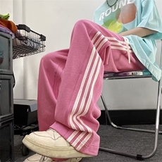 彩色多巴胺穿搭裤子男黄色夏薄款高街直筒运动青少年K2328，男装休闲裤，星座1116A（原606A-3）
