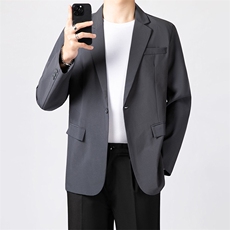 高级垂感抗皱小西服外套男士痞帅韩版休闲休闲商务西装上衣服XW08，男装西服，星座506