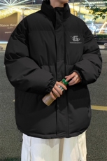 外景冬季港风青年加厚面包服男宽松保暖棉衣立领外套MF00427/P90，男装棉衣，电商B316