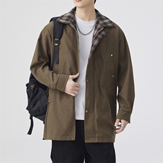 秋季新款现货中长款夹克男风衣外套DSA157B-JK7992-特P85，男装夹克，电商A157B