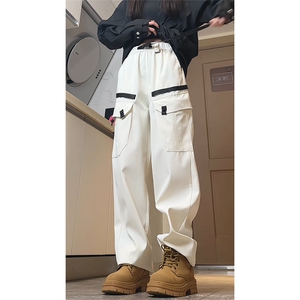 户外防水冲锋裤秋冬休闲裤直筒工装裤A491特P49控85,女生宽松风衣穿搭图片