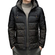 棉衣男士外套秋冬短款厚款棉袄冬装连帽羽绒棉服SNNYR20907-P235图片