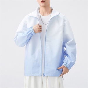 秋季宽松两面穿夹克男渐变立领上衣外套DSA157B-JK7906-P68图片